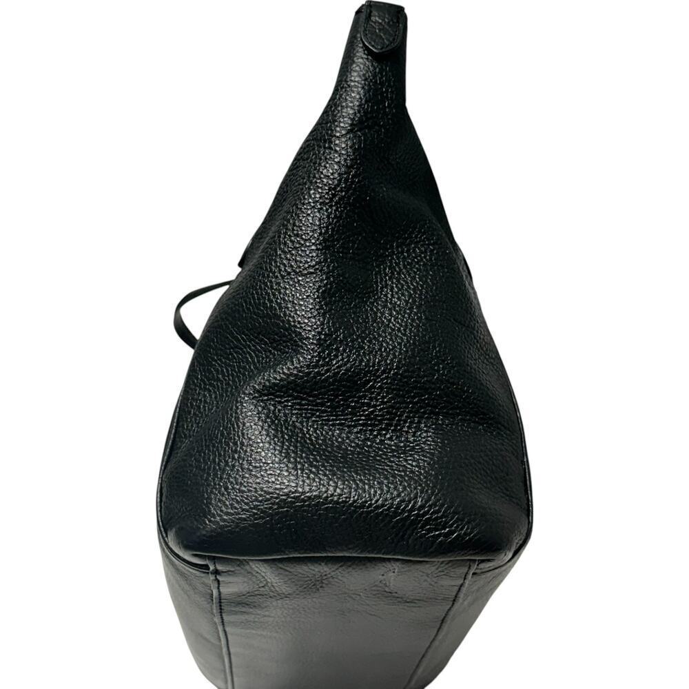 Coach Ava Leather Chain Tote Bag in Black with Gold Hardware - Picture 7 of 16